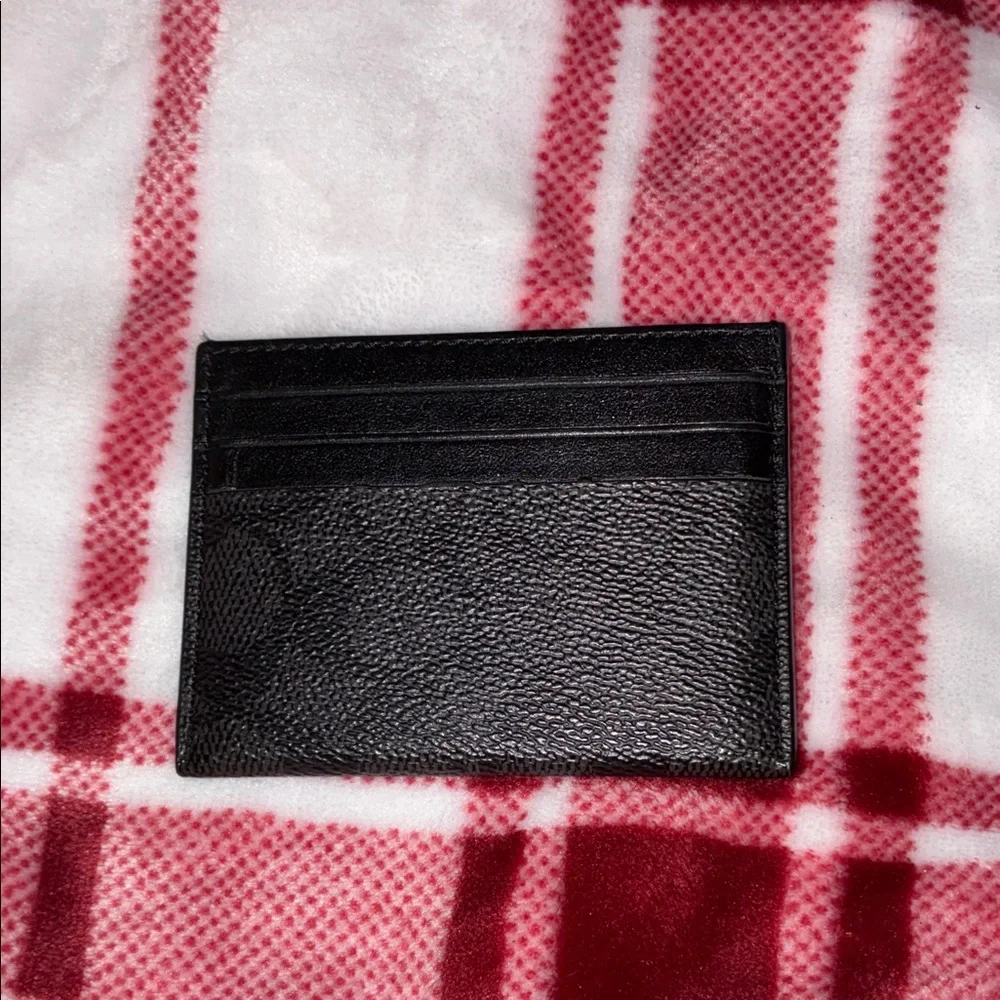Coach Retail Black Card Holder - Picture 3 of 4